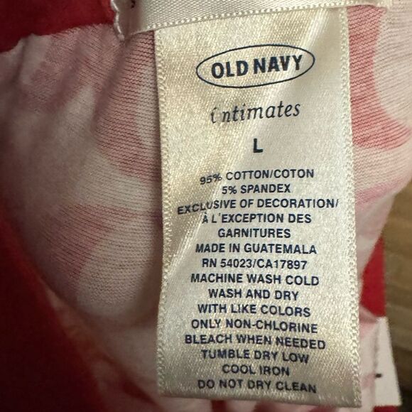 Y2K Old Navy Sz Large Mid Rise Tight Flare Heart Legging Sweatpants Deadstock - Picture 9 of 10